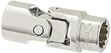 SK Hand Tool 43407 12 Point 1/4-Inch Drive Flex Socket, 7mm, Chrome by SK Hand Tool