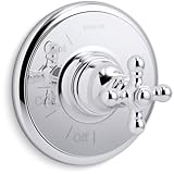 Kohler k-ts72767 – 3アーティファクトrite-temp圧力バランスバルブトリムwith Cross H、 K-TS72767-3-CP