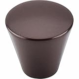 Top Knobs M1602 Nouveau Collection 1.0625 Inch Cone Cabinet Knob, Oil Rubbed Bronze Finish [並行輸入品]