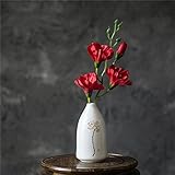 BAGEHUA 新しい中国のマグノリアの花シミュレーション花の装飾が施されたリビングルームの TV キャビネットの装飾花瓶花柄の装飾造花、 B 2 に設定します。