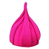 ファッション冬のベビーキッズ暖かい帽子かぎ針編みの幼児の快適なハットベストギフトローズレッドキャップ