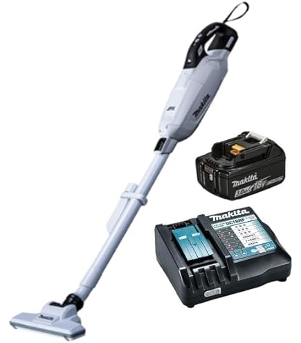 Amazon | マキタ(Makita) 充電式クリーナ（白） 18V バッテリ・充電器
