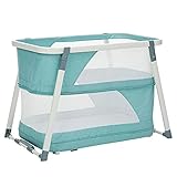 ZHANGRONG- ヨーロッパのベッドの多機能新生児の子供ベッド折り畳み式ベビーベッドポータブルシェーカー