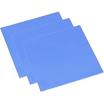 Amazon.co.jp: 3枚セット 放熱シート 100m*100mm*0.5mm 熱伝導
