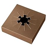 HEADS フラワークリアボックススタンド ブラウン/茶-LL (10枚) F-BR-FBLL まとめ売り 5パック