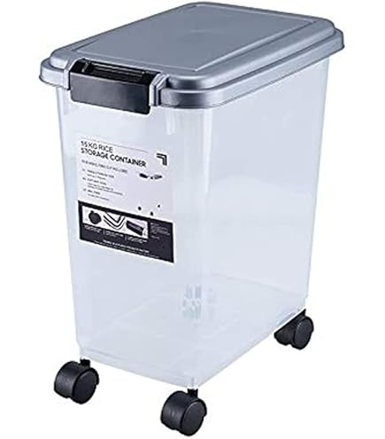 Amazon｜YZX FASHION 米びつ 30kg ライスストッカ一 計量カップ