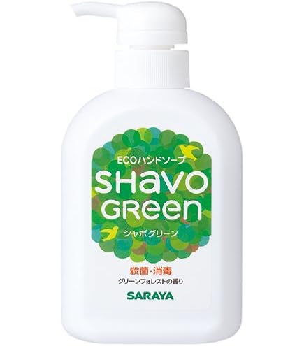 SARAYA Green Hand Soap 900ml x10個入り Amazon.co.jp: Saraya Shabo Green Soap Refill, 15.9 fl oz (450 ml