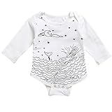 絵 Nicircle ロンパース ホワイト カバーオール ポルカドット3〜12ヶ月 連体服 新生児保護 ベビー服 赤ちゃんジャンプスーツ ワンピース 男 女の子 柔らかい おしゃれ 長袖 Girl 通