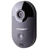 YYGIFT Smart Video WiFi Doorbell Remote Access See Who's At the Door & Say Hello From Anywhere in th