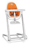 Inglesina Zuma Highchair, White/Orange [並行輸入品]