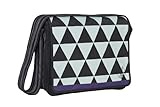 Lassig Casual Messenger Diaper/Changing Bag, Triangle Black by Lassig