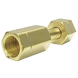 Uniweld F60 Brass Adaptor from CGA410 Fitting to CGA510 "POL" Regulator [並行輸入品]