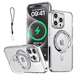 Casesmo iPhone 12/12 Pro 用 ケースMagsafe 対応 360°回転可能な Magsafeリングスタンド ホルダー