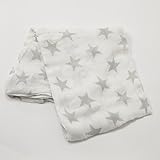 エイデンアンドアネイ / Aden+Anais おくるみ 1枚売り Bamboo Muslin swaddling wrap(,MW種類：3/gray star/MILKY WAY） [並行輸入品]