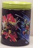 Teenage Mutant Ninja Turtles Round Tin Coin Bank Never Cross a Ninja