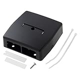 パンドウイット ローゼットボックス シャッターなし 4個口黒 JOQ40000BL