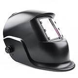 Solar Auto Darkening Welding Helmet - Arc Gouging & Plasma Cutting Welder Mask (Black) [並行輸入品]