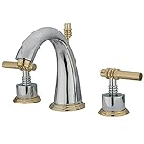 Elements of Design ES2964ML Milano 8" to 16" 2-Handle Widespread Lavatory Faucet with Brass Pop-up, 