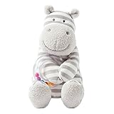 GiggleソフトハグしやすいSmall Hippo Ring Rattle by Manhattanおもちゃ