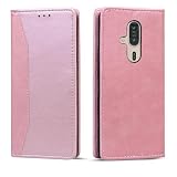 Torske と互換性がある らくらくスマートフォン F-53E スマホケース 適合 らくらくホン F-53E ケース らくらくスマートフォン F-53E ケース 手帳型 内蔵マグネット開閉式 ベルトなし ドコモ らくらくほんf53e カバー f53e手帳型ケース カードポケット 防水 折り畳み式 横置き機能 便利 らくらくフォンf-53e カバー (ピンク)