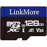 LinkMore 128GB マイクロSDカード Nintendo Switch対応/MicroSDXCカード / U3 / A1 / V30 / SDアダプター付 (読込最大95MB/s)