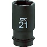 京都機械工具(KTC) インパクトレンチ ソケット BP4M24TP 対辺寸法:24×差込角:12.7×全長:52mm セミディープ薄肉