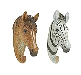 PS Zebra壁フック2 ASST 5 " W、8 "