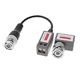 uxcell　2 x 1CH　受動　BNC　 ビデオ変圧器トランシーバ　CCTV安全カメラ用