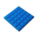 SOOMJ【半球グリッド型】1枚 ブルー 吸音材 防音 吸音材質ポリウレタン 500mm×500mm 密度65K