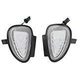 車LEDサイドGroundライト、2個LEDバックミラーサイドミラーライトfor VW Golf 6 Touran