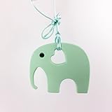 Mamimami home [マミマミホーム]面白い歯固め象 シリコン製DIY/ジュエリー作りアクセサリー[FDA認可済]グリーン