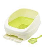 1週間消臭・抗菌デオトイレ ハーフカバー本体 ナチュラルグリーン