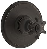 Kohler T72767-3M-2BZ Artifacts Rite-Temp pressure-balancing valve trim with prong handle, Less Valve