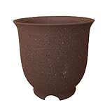 常滑焼 ウ泥荒土 雪割草鉢 5号 10個入り ／植木鉢