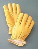 Radnor 64057450 Deerskin Thinsulate Lined Cold Weather Gloves with Keystone Thumb, Slip On Cuffs, Do