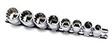 Powerbuilt 641991 Metric Spline Socket Set, 8-Piece by Powerbuilt