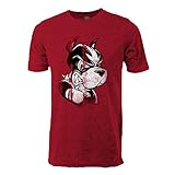 NCAAボストン大学テリアヴィンテージアンティークチェリーレッド、M、シアー半袖Tシャツ