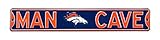 NFL Denver Broncosスチールスポーツストリートサイン、36 " x 6 "