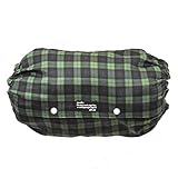 抱っこ紐 収納カバー リバーシブル チェック グリーン エルゴアダプト対応