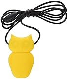 Jellystone Designs Owl Pendant Teether Necklace - Canary Yellow by Jellystone Designs