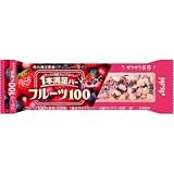 アサヒグループ食品 1本満足バー フルーツ100 赤の満足果実 36本
