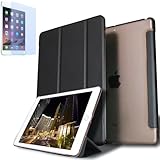 GWAAN【強化ガラスフィルム付き(ブルーライトカット)】iPad 10.2インチ 第9世代 第8世代 第7世代 (2021/2020/2019) と互換性あり スマートカバー ケース 背面半透明 オートスリープ機能 軽量 薄型 ハードタイプ A2602 A2604 A2603 A2605 A2197 A2200 A2198 A2270 A2428 A2429 A2430