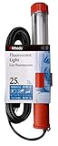 Woods 48067 16/3-Gauge SJTW 13-Watt Fluorescent Work Light, Red, 25-Foot [並行輸入品]