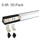 inshareplus LEDアルミチャンネルプロファイル、アルミ押し出しwithオイスターホワイト垂直角度カバーv-shapeコーナー用マウント8 mm 10 mmシングル行3528 5050 LE