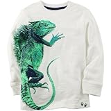 カーターズ Carter's/ ロングスリーブ イグアナ グラフィック ティ トップス長袖Tシャツ 7歳【並行輸入】