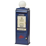 アメリカンガスステーションポスト ソーラーライト付き