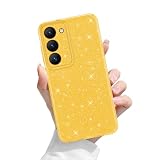 EasEasy Samsung Galaxy S23 Ultra ケース サムスン ギャラクシー S23 ウルトラ用 グリッターケース TPU柔軟カバー キラキラ おしゃれ Galaxy S23 Ultra ケース 可愛い ギャラクシー S23 ウルトラ用保護カバー バンパー 耐衝撃 傷防止 女性（黒）
