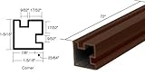Duranodicブロンズ72 "コーナーポスト押し出し