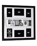 パーソナライズ名前で作成されたブラックandホワイト建築Alphabet写真Including 8 by 20インチフレームのパーソナライズされたギフト、結婚式、卒業式、記念日、ベビー名 20x20 