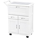 キッチンワゴン　ホワイト　MW-3709WH